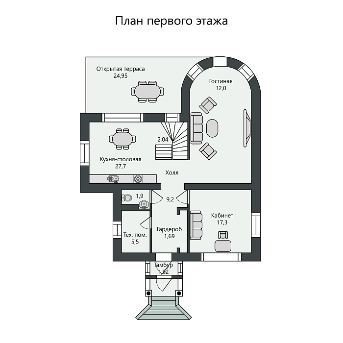 Готовый коттедж ул. Бенуа, д.47