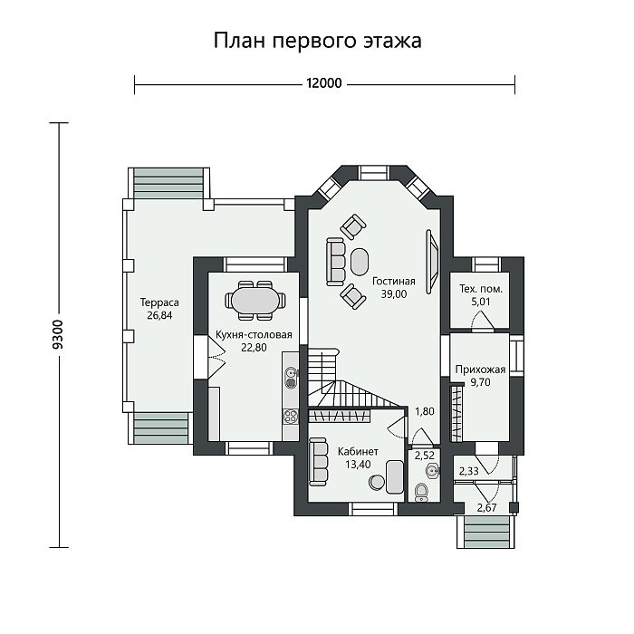 Готовый коттедж ул. Бенуа, д.12